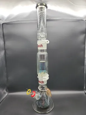 Cheech Glass - 23 3 Part Modular Pyramid Perc Beaker Water Pipe