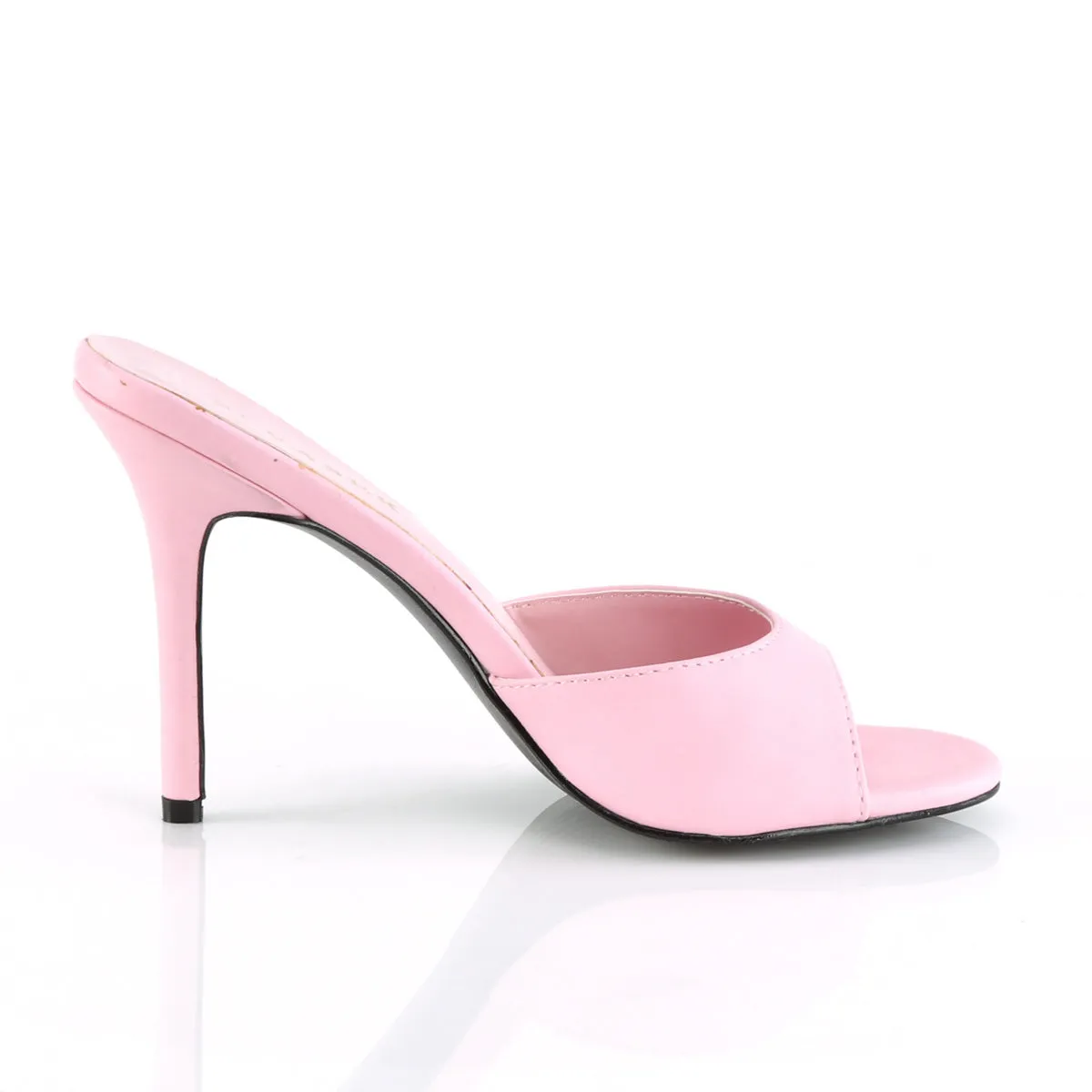 4 Inch Heel CLASSIQUE-01 Baby Pink Pu