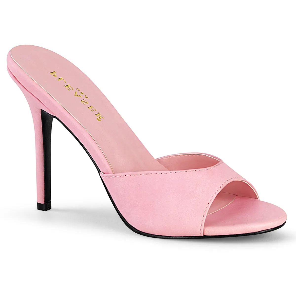 4 Inch Heel CLASSIQUE-01 Baby Pink Pu