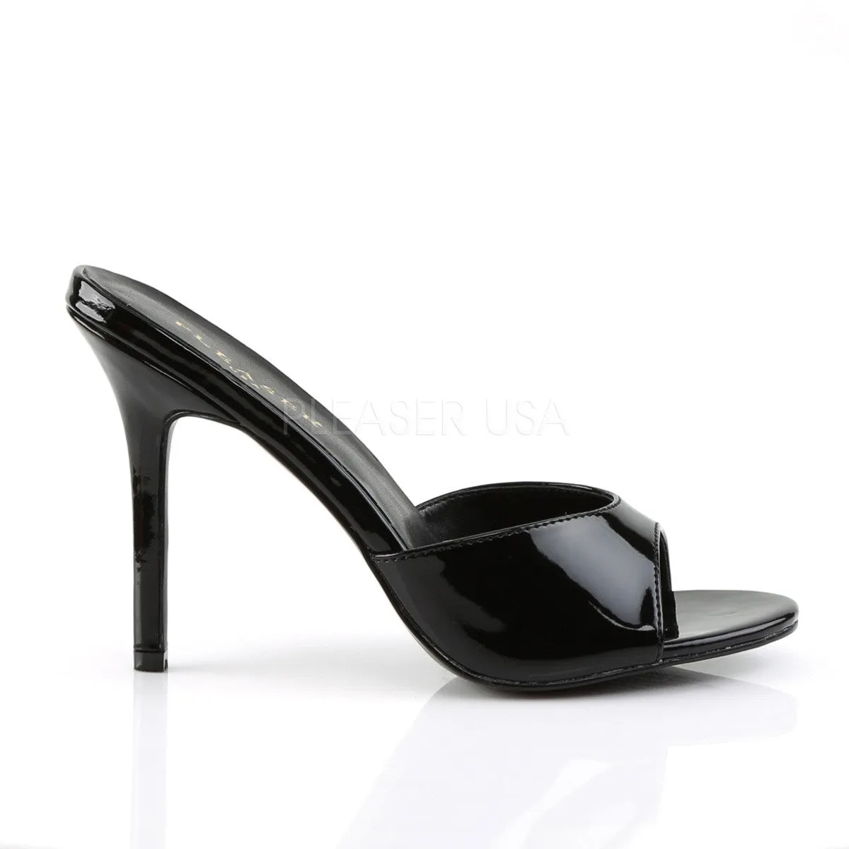 4 Inch Heel CLASSIQUE-01 Black Patent