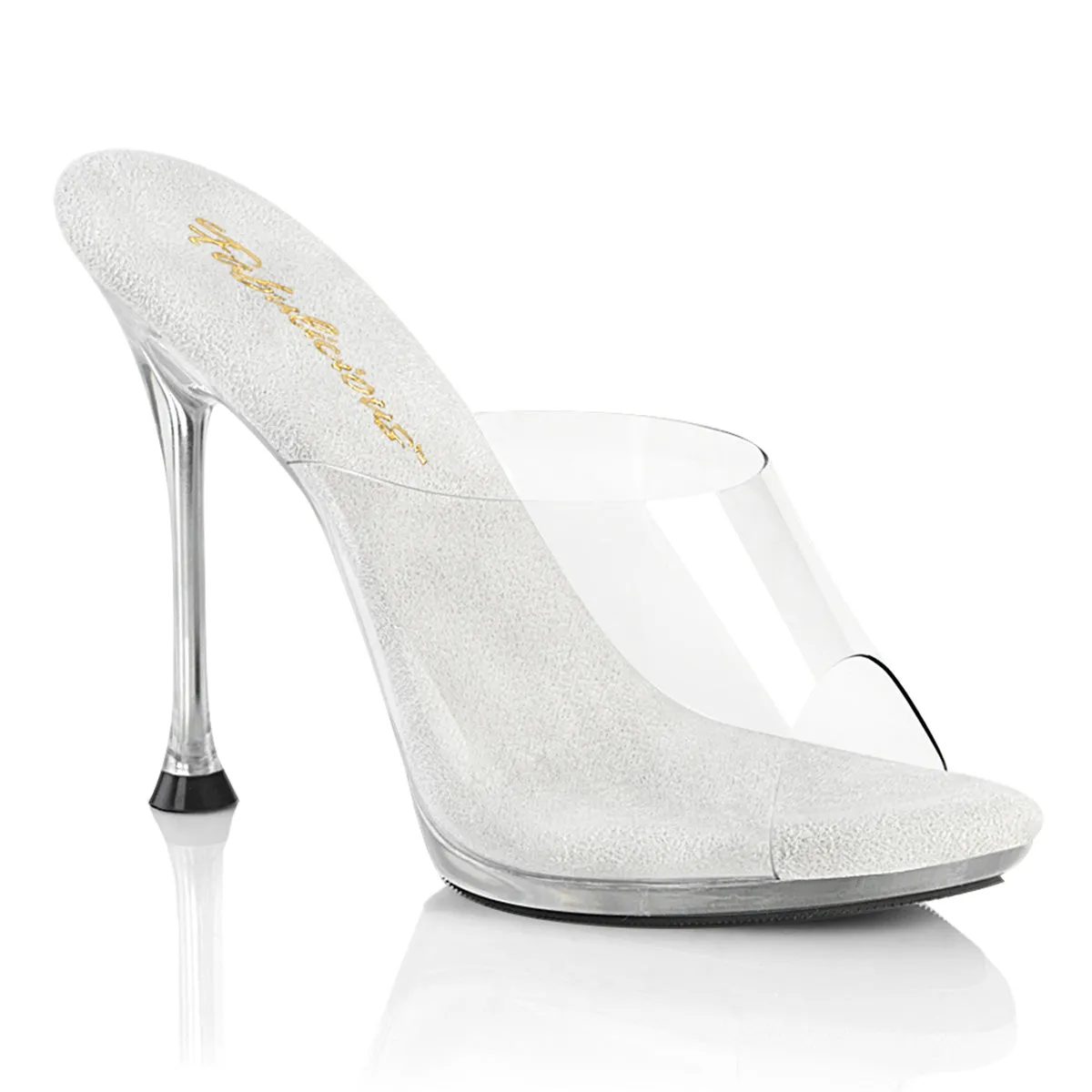 4 Inch Heel CUPID-401 Clear