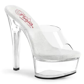 6 Inch Heel GLEAM-601 Clear