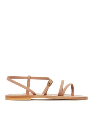 Beige Erka Flat Sandals