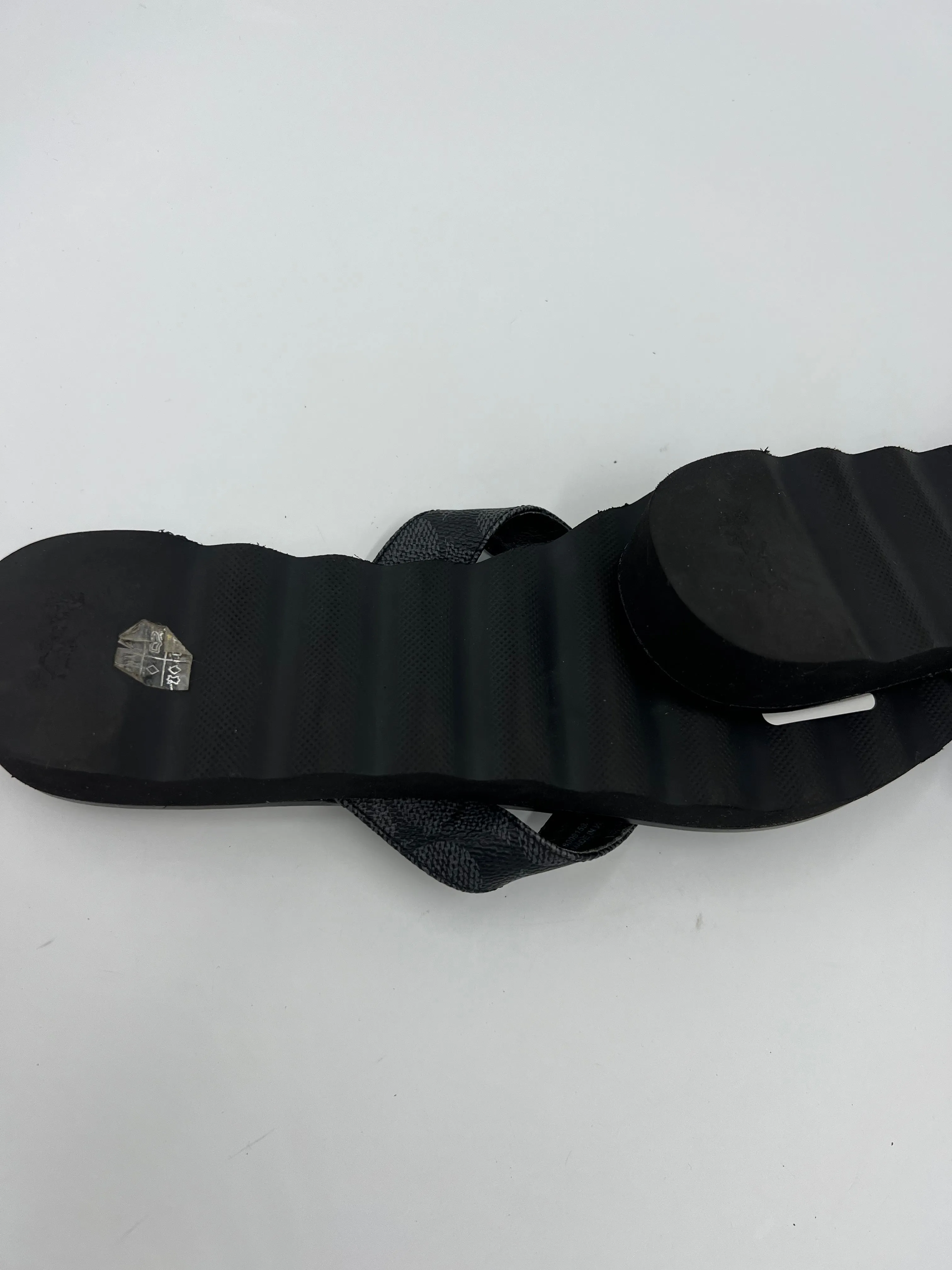 Black Sandals Designer Coach, Size 9