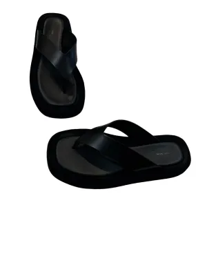 Black Sandals Designer The Row, Size 9