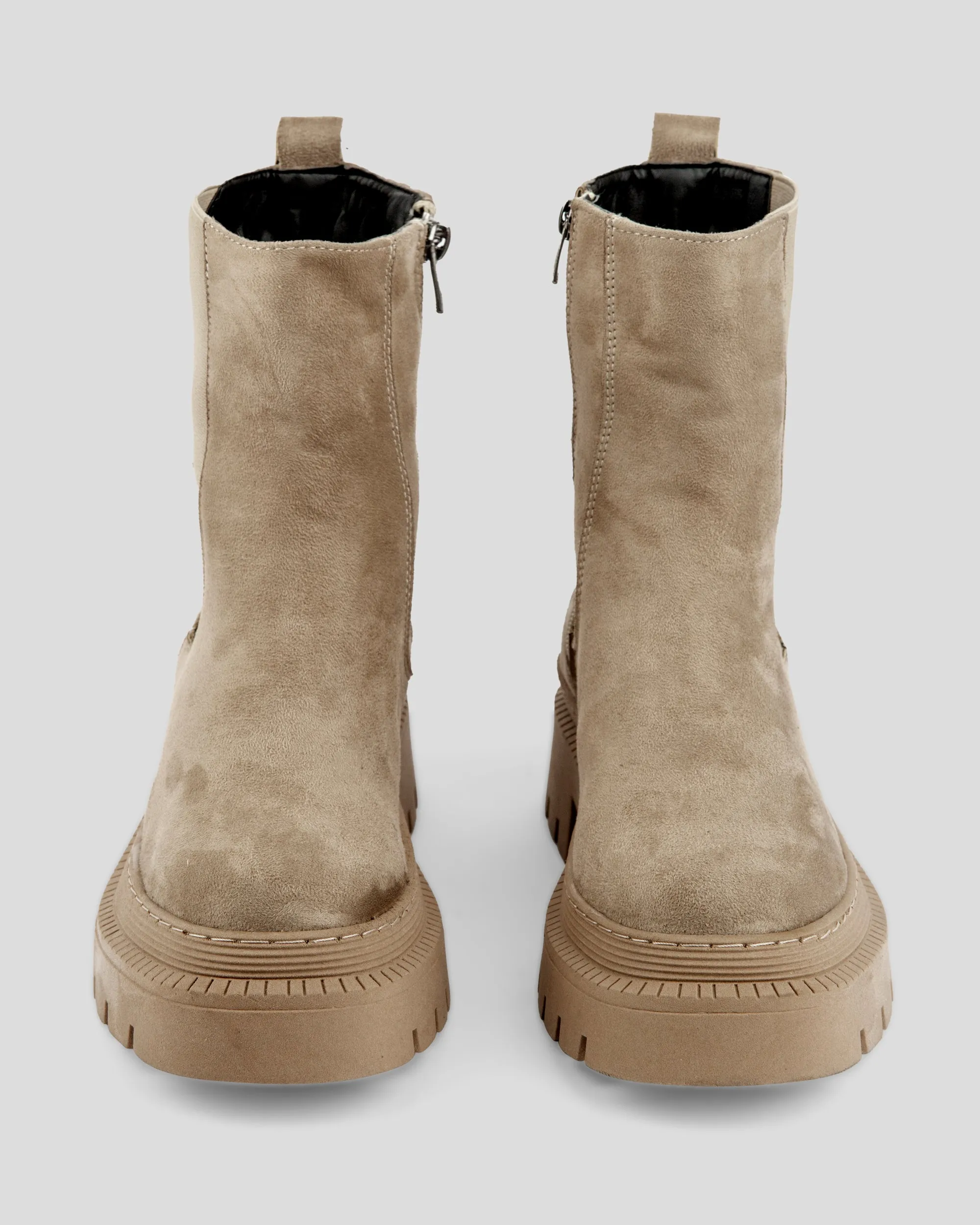 Botas Chelsea Nude