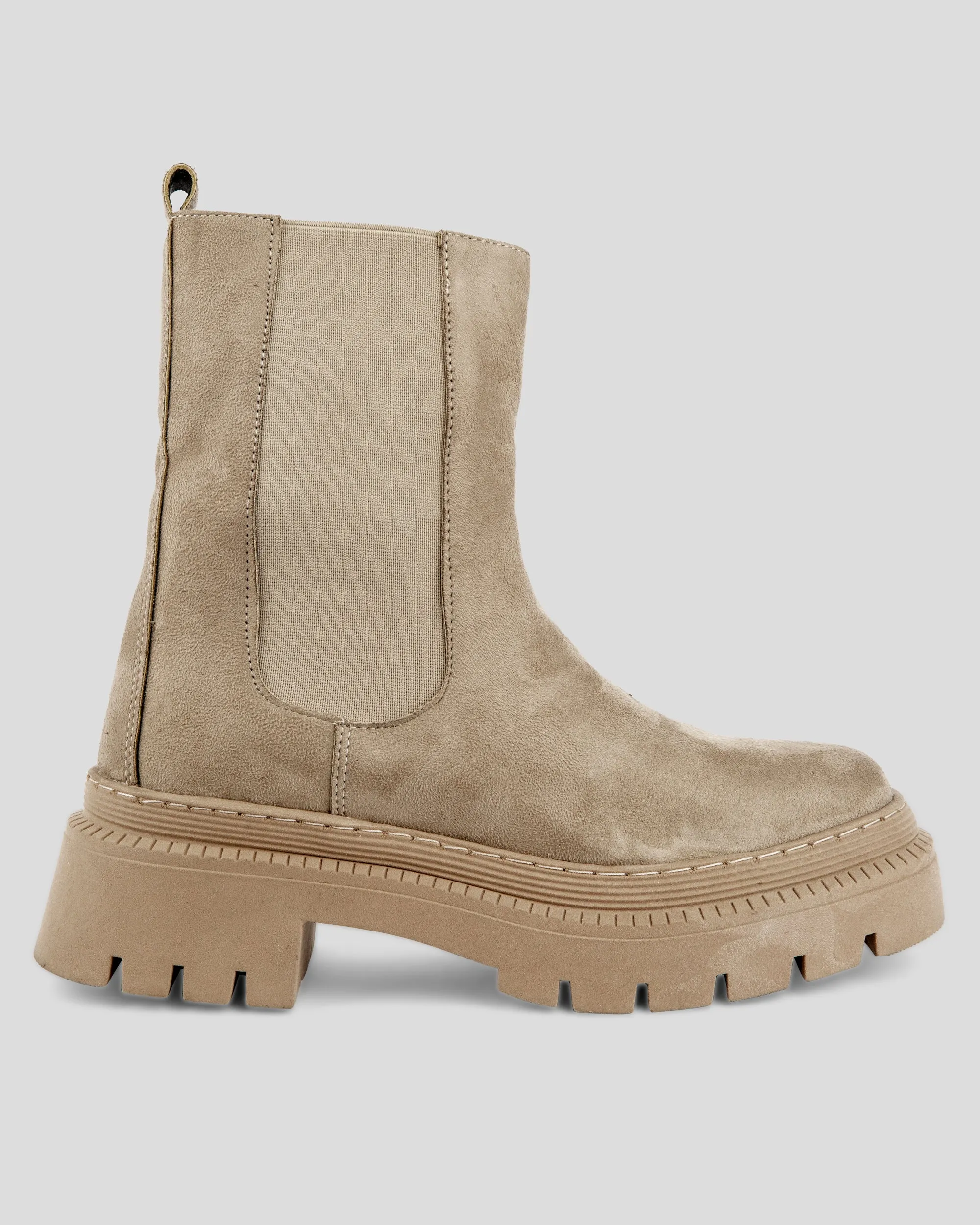 Botas Chelsea Nude