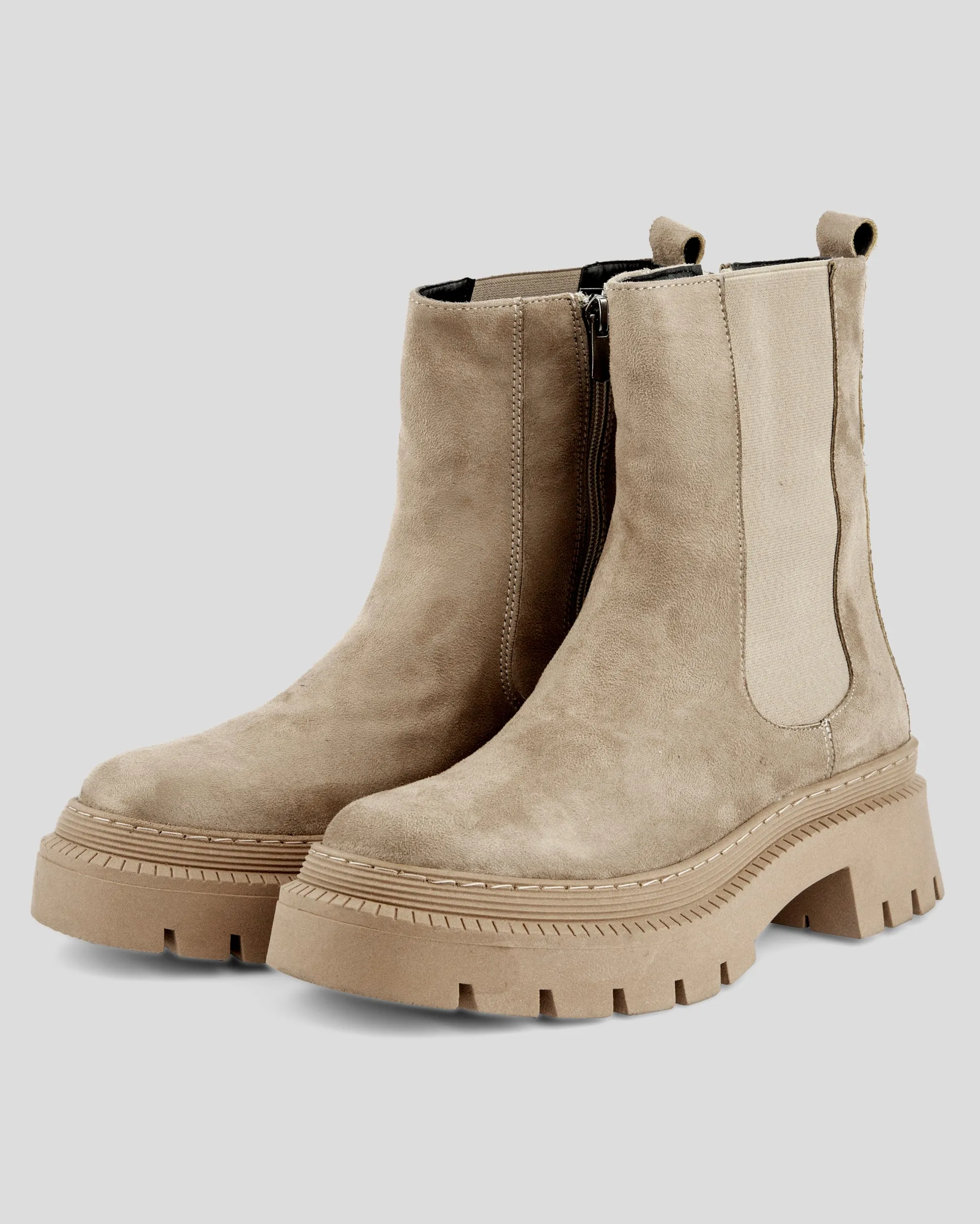 Botas Chelsea Nude