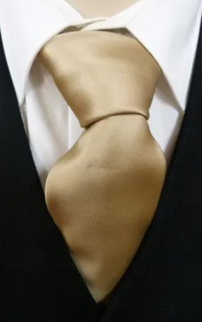 Boys Beige Satin Tie