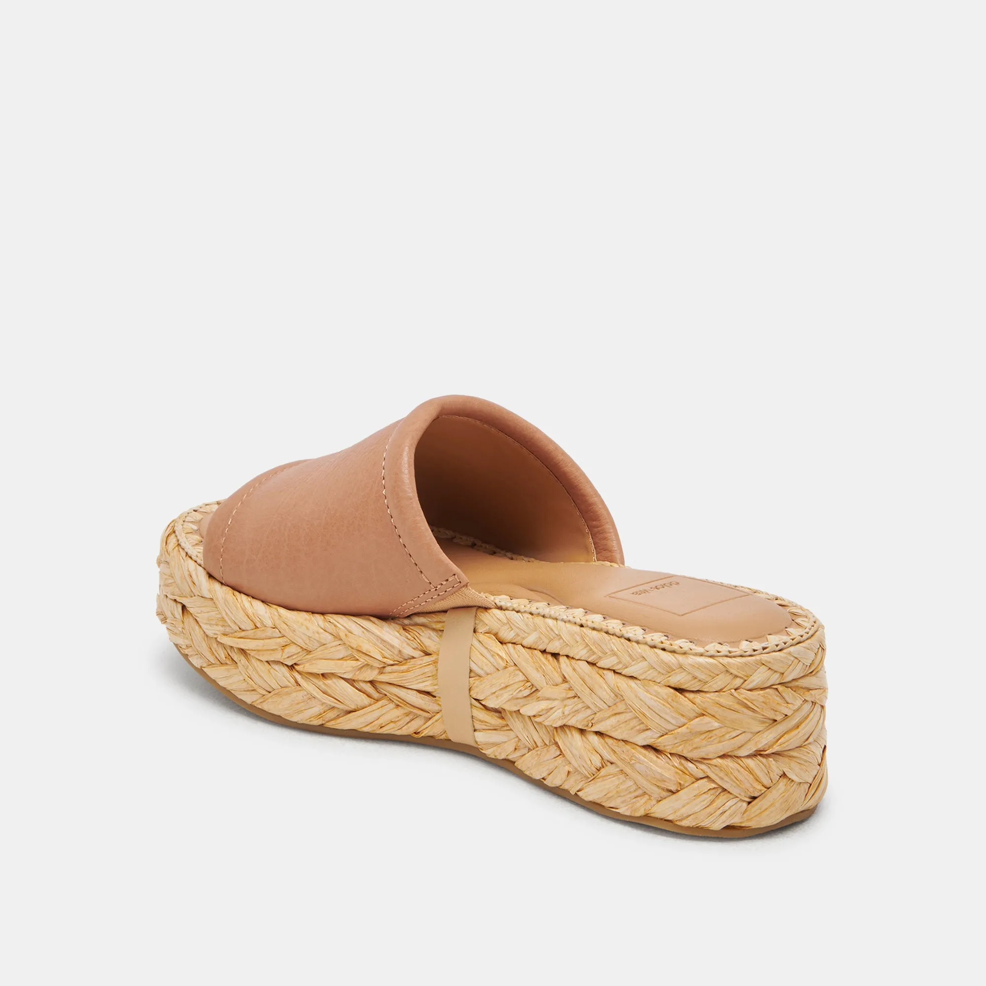 CHAVI WIDE SANDALS HONEY LEATHER