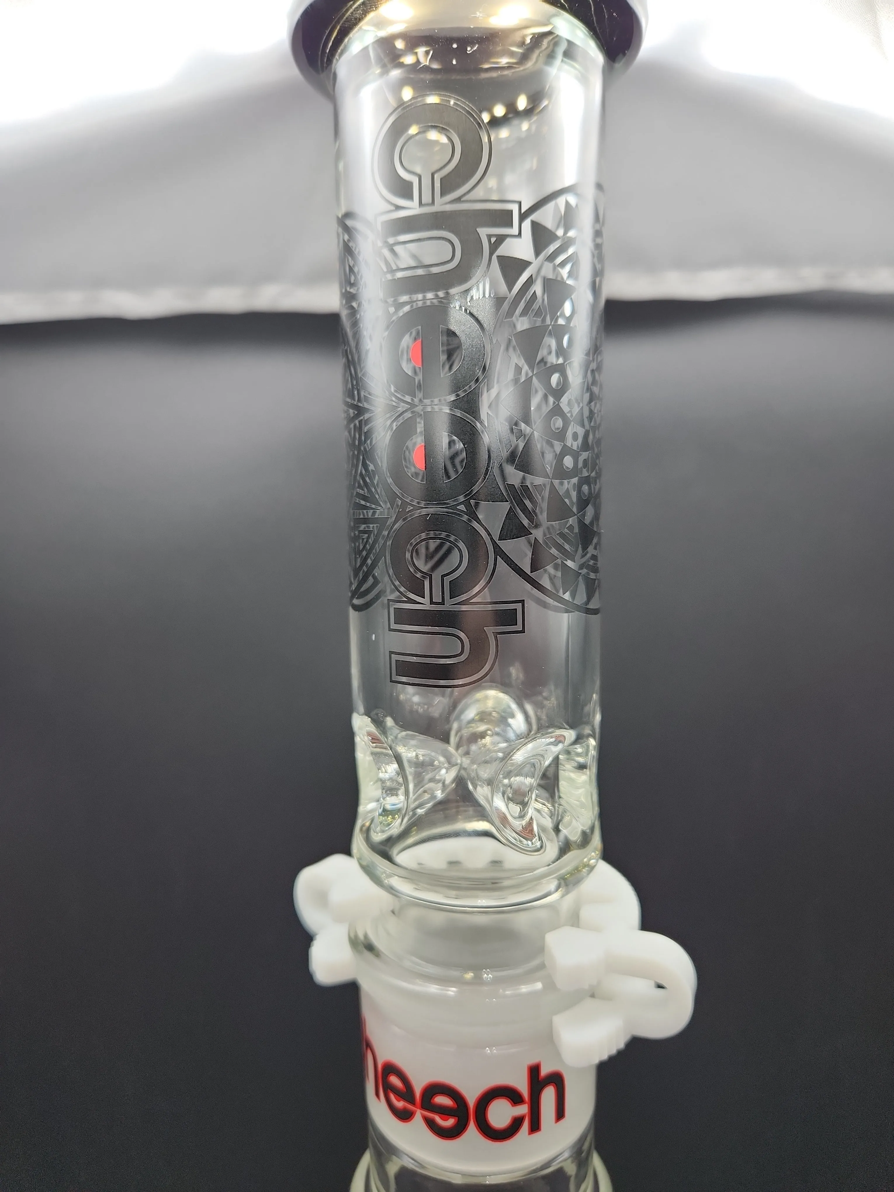 Cheech Glass - 23 3 Part Modular Pyramid Perc Beaker Water Pipe