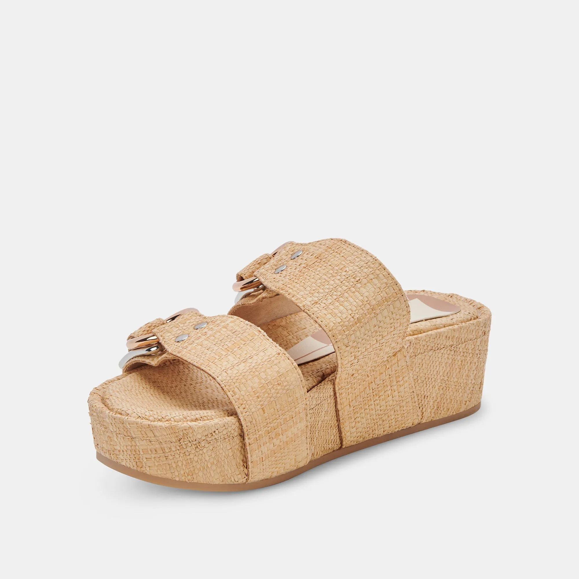 CICI SANDALS LT NATURAL RAFFIA - re:vita