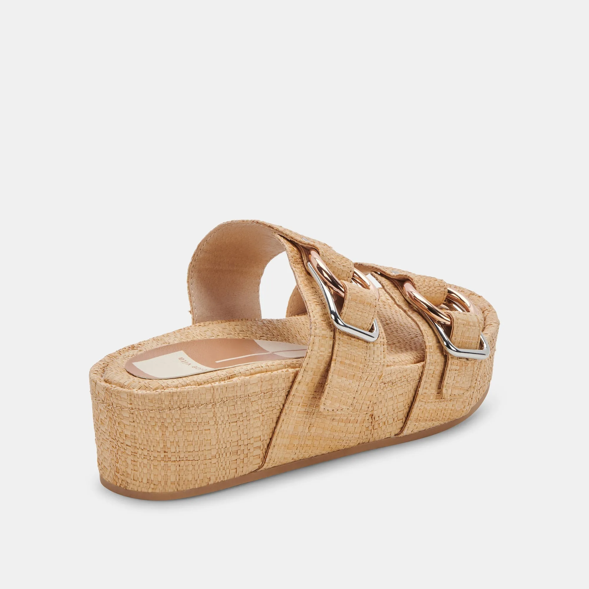 CICI SANDALS LT NATURAL RAFFIA - re:vita