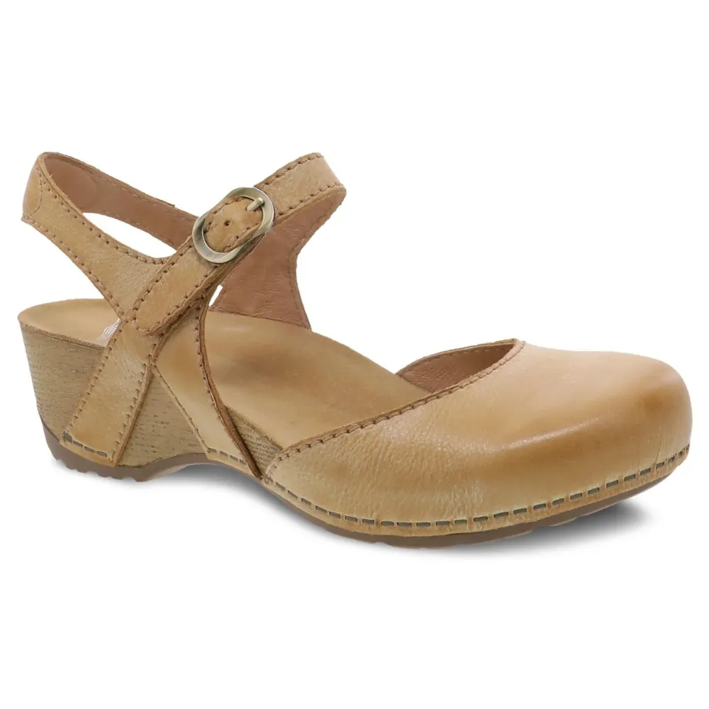 Dansko Tiffani Tan Milled Burnished Mary Jane (Women's)