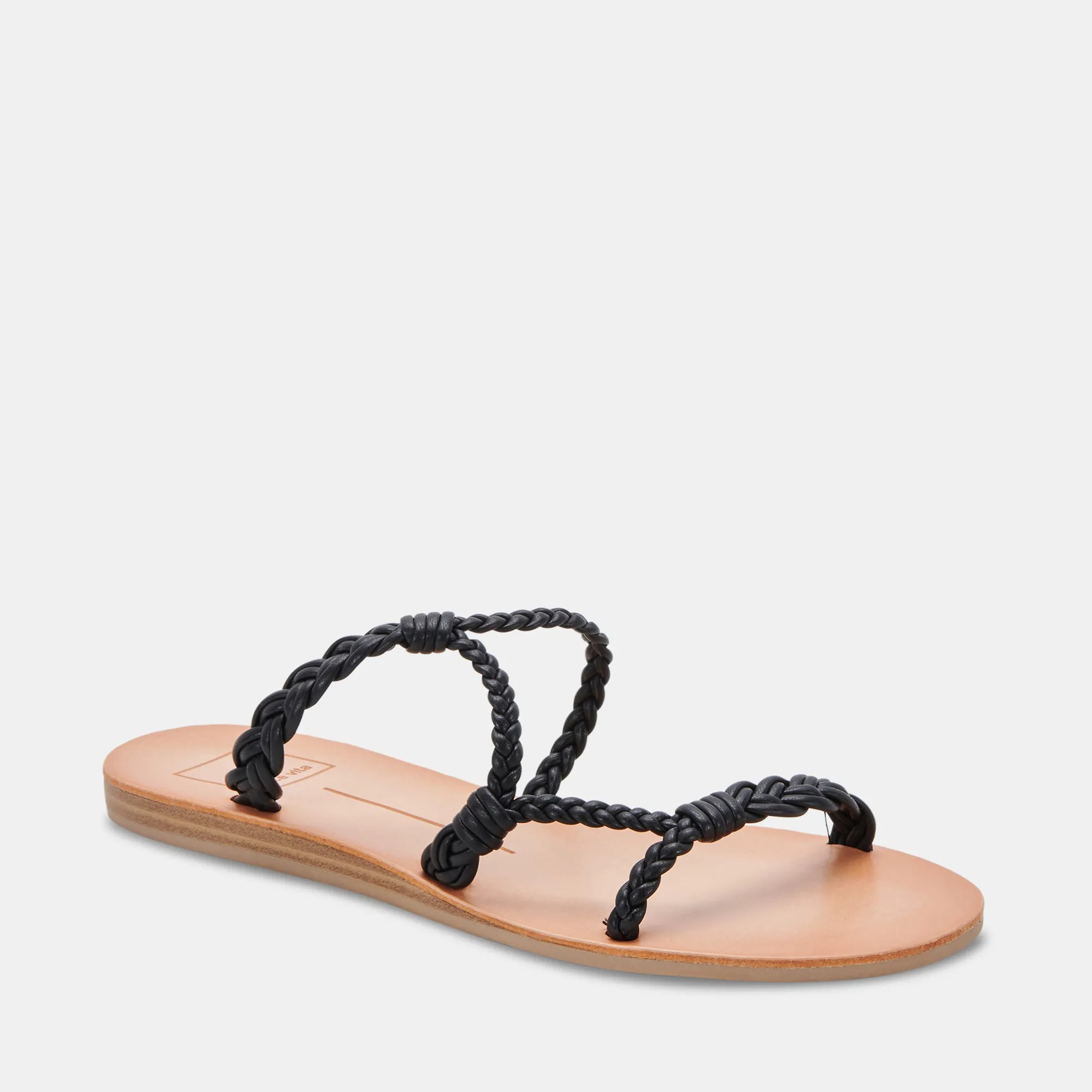 DION SANDALS BLACK STELLA