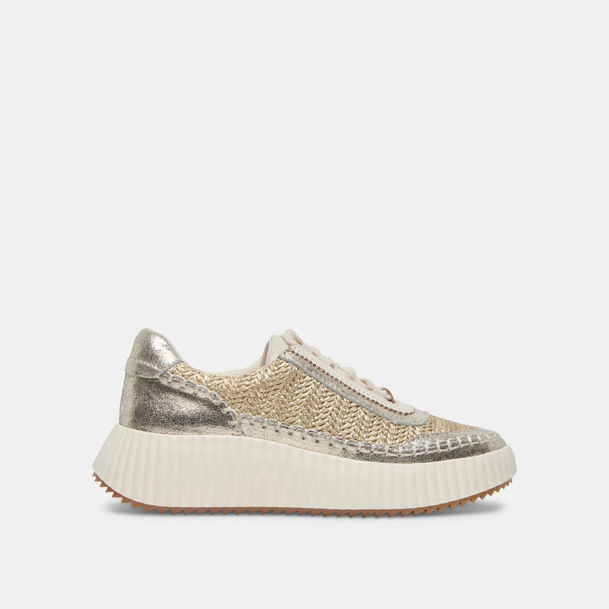 DOLEN SNEAKERS GOLD KNIT - re:vita