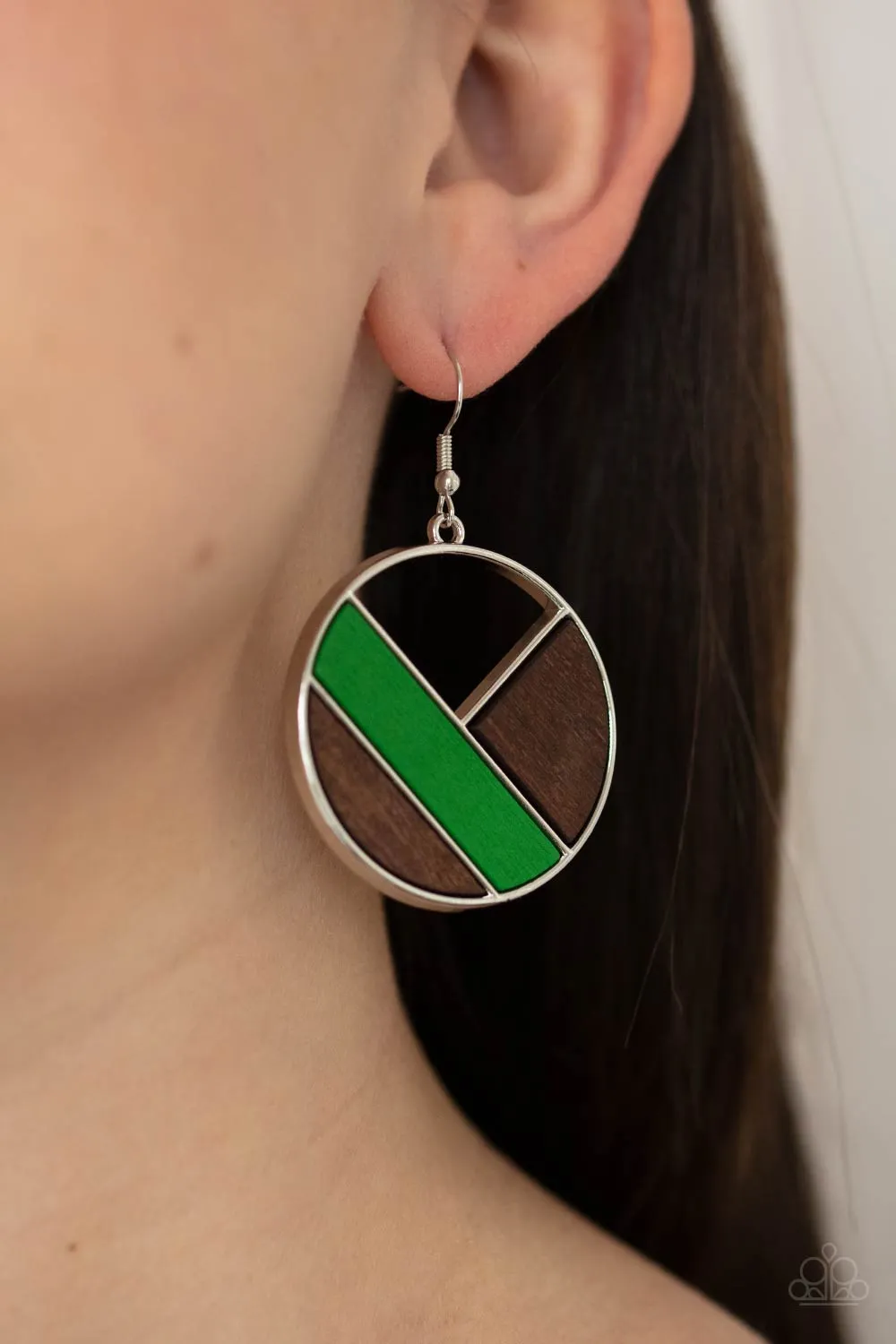 Dont Be MODest - Green Earring