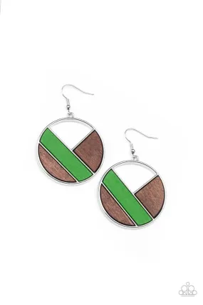 Dont Be MODest - Green Earring