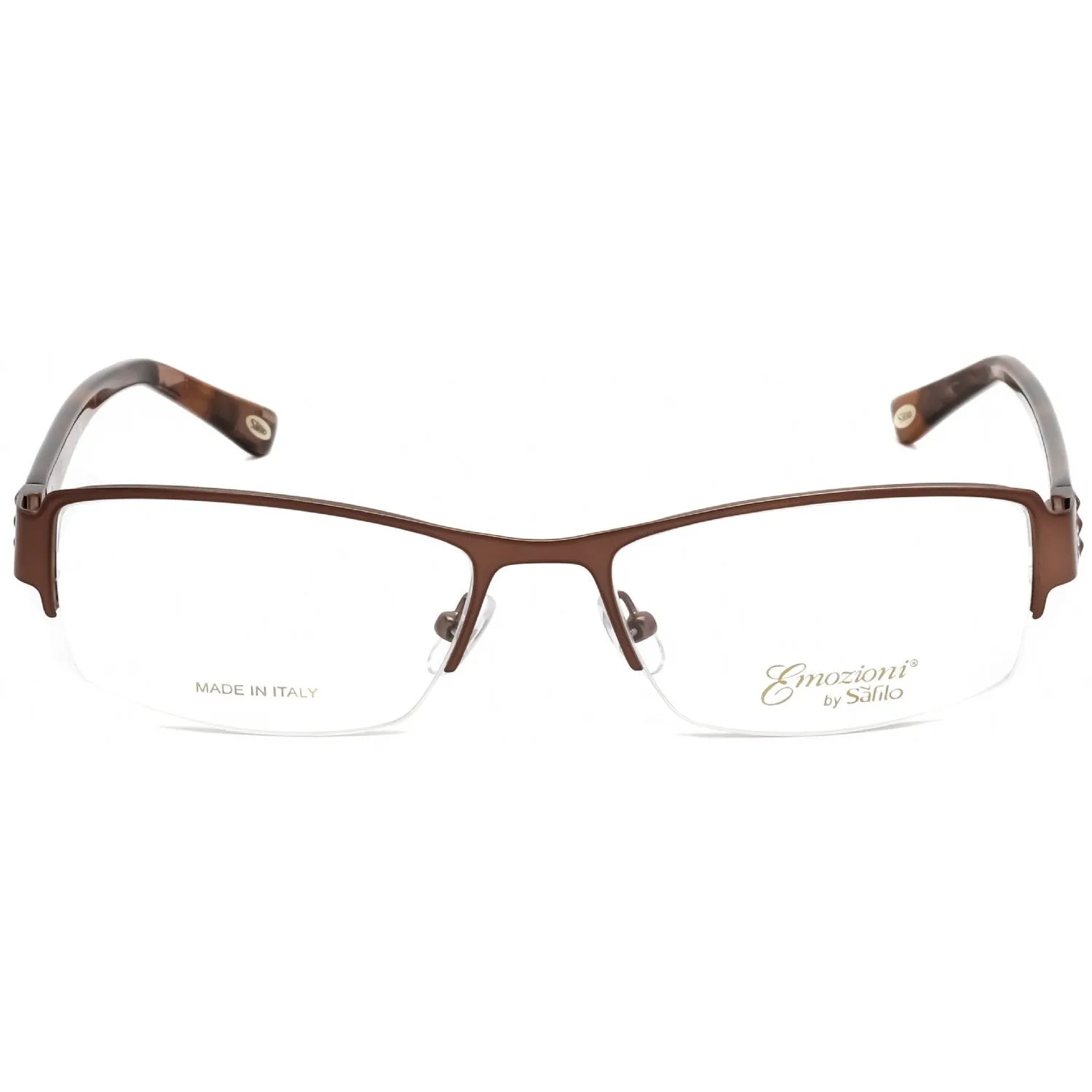 Emozioni 4354 Eyeglasses Brown / Clear Lens