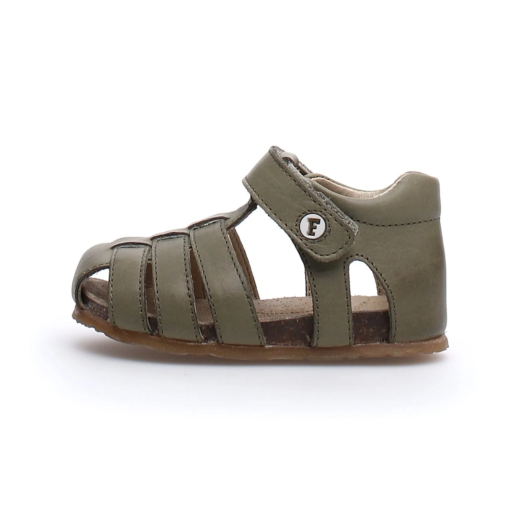 Falcotto Boy's and Girl's Alby Nappa Spazz Sandals - Stone