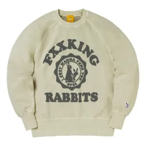 #FR2 FXXKING RABBITS CREWNECK SWEAT-BEIGE