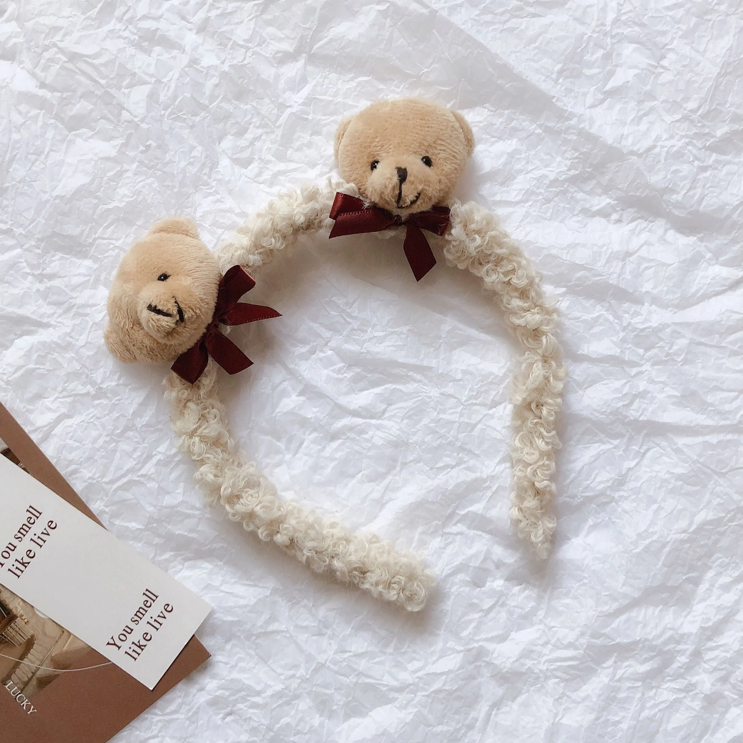 INS CUTE RABBIT WOOL HAIR HOOP BY42102