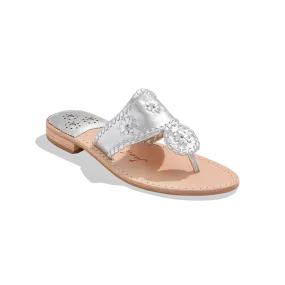 Jack Rogers Flat Sandal Silver