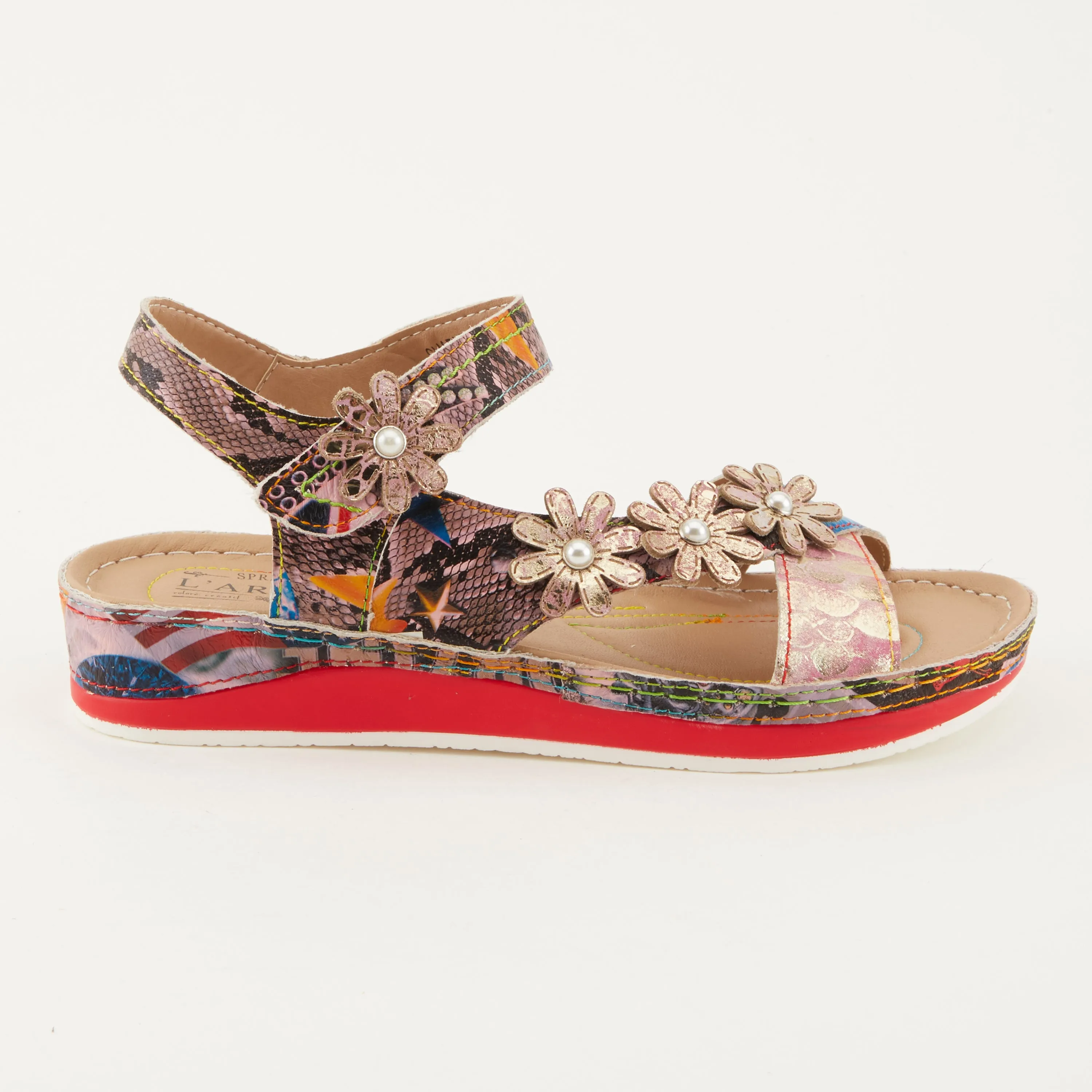 L'ARTISTE CHARLEEN ANKLE STRAP SANDALS