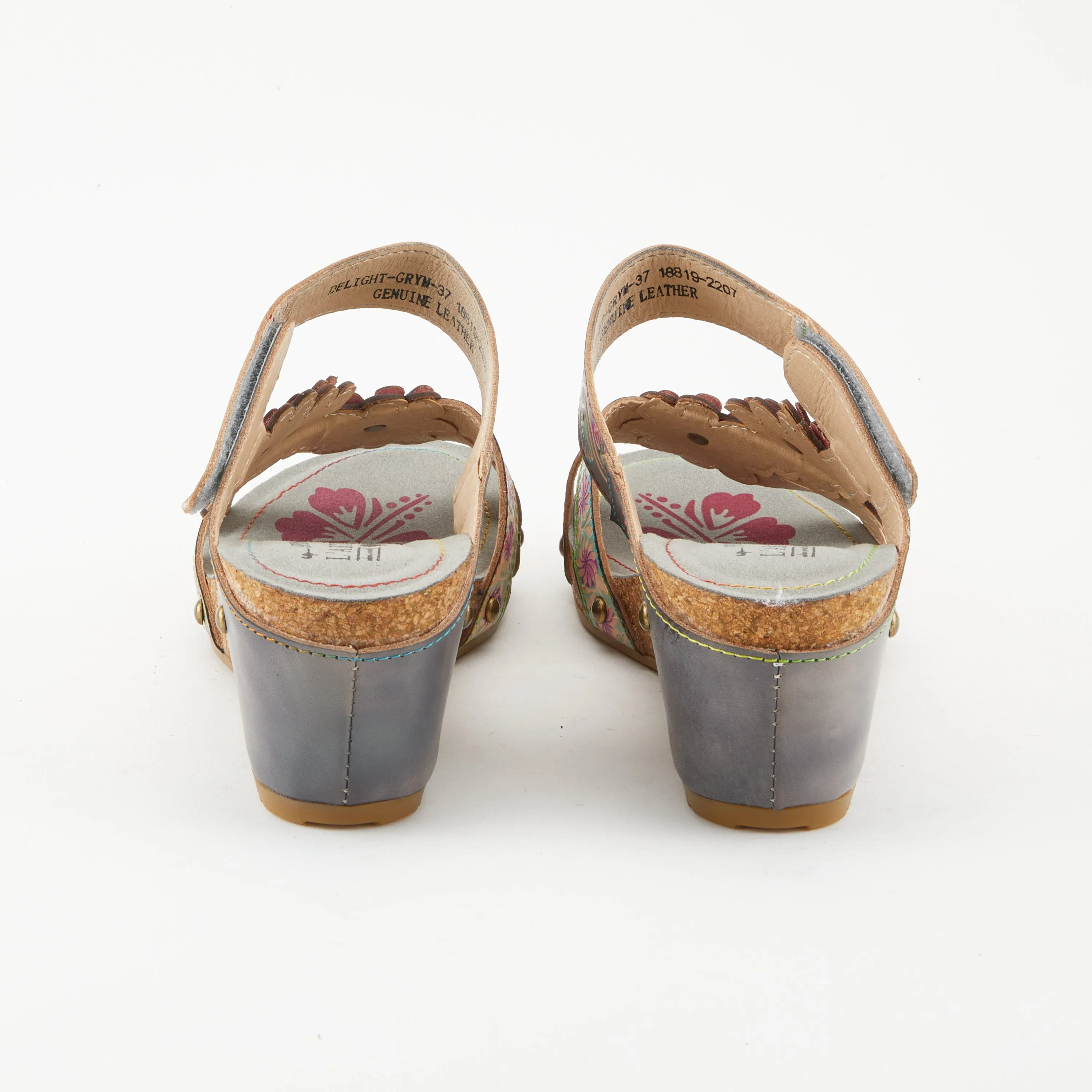 L'ARTISTE DELIGHT SLIDE SANDALS