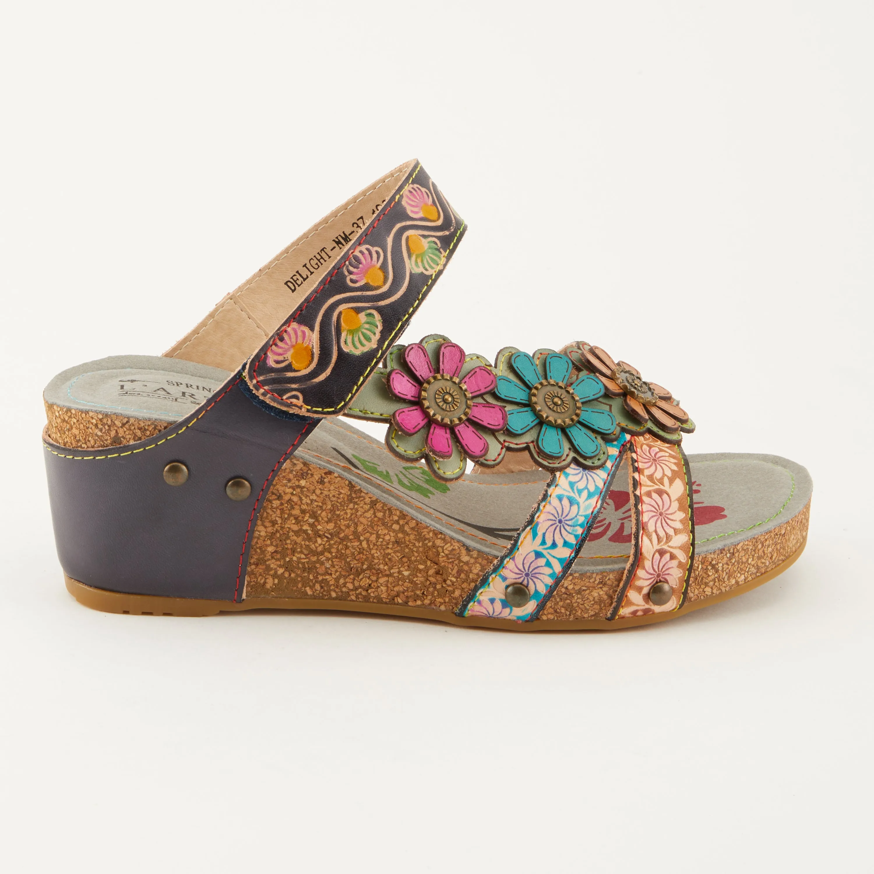 L'ARTISTE DELIGHT SLIDE SANDALS