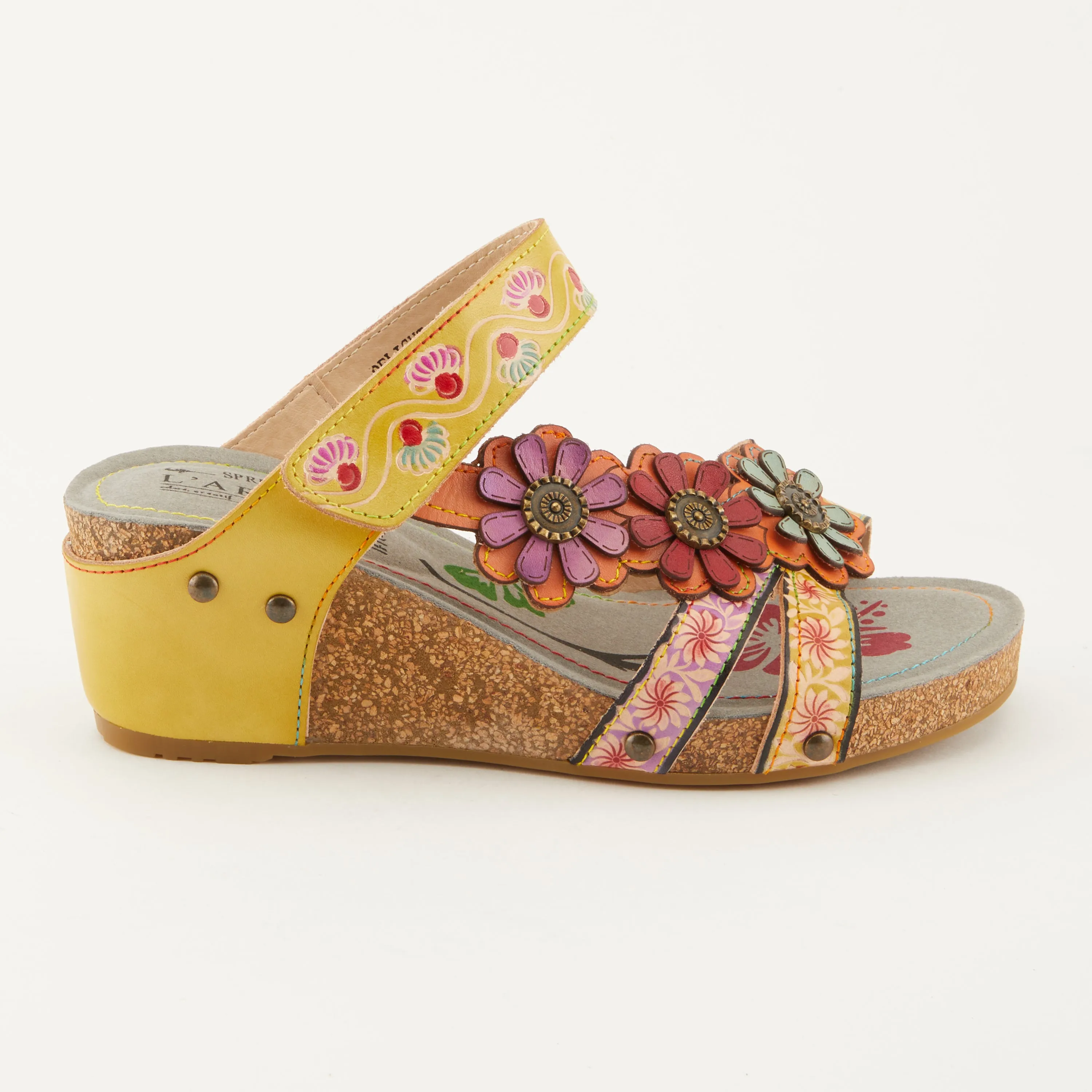 L'ARTISTE DELIGHT SLIDE SANDALS