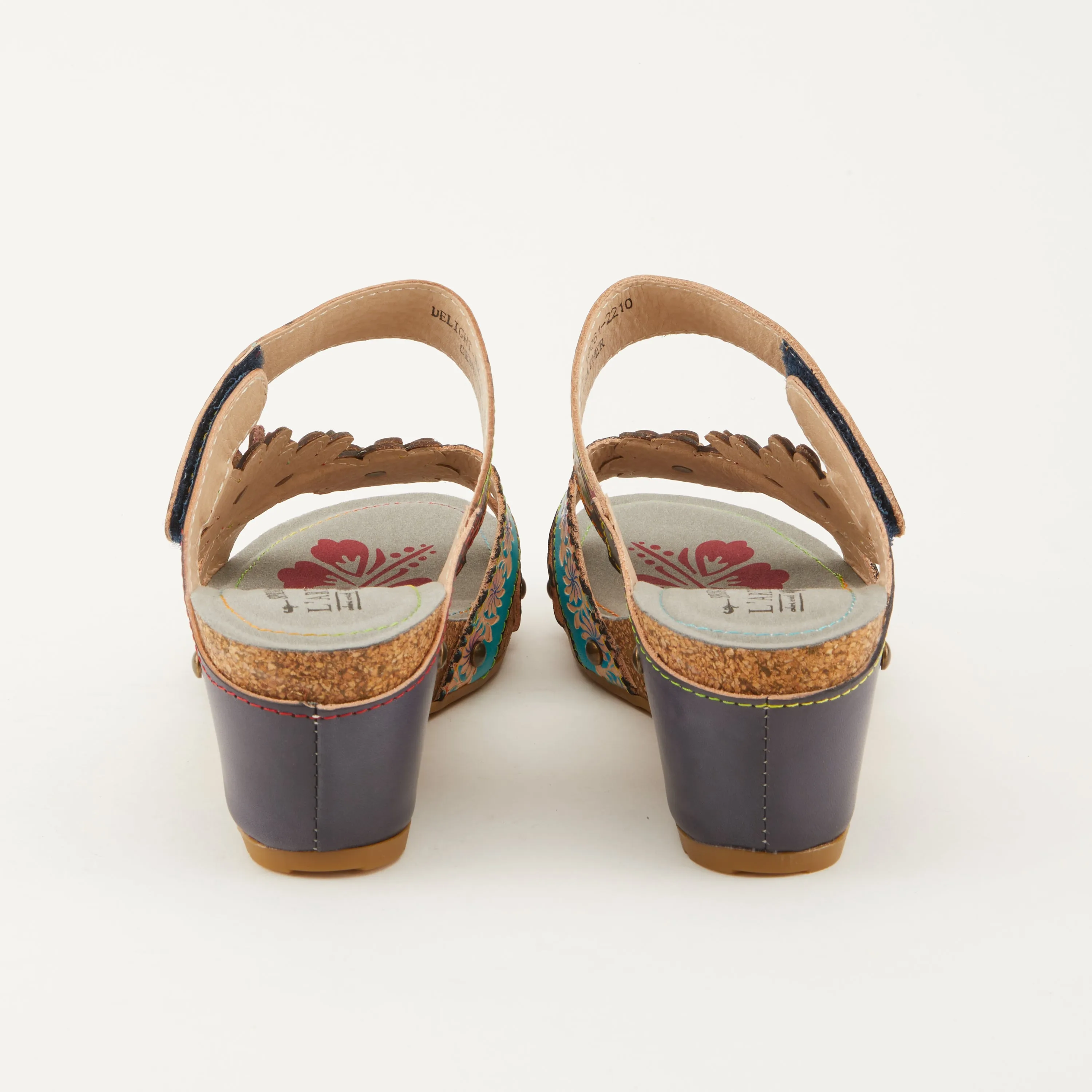 L'ARTISTE DELIGHT SLIDE SANDALS