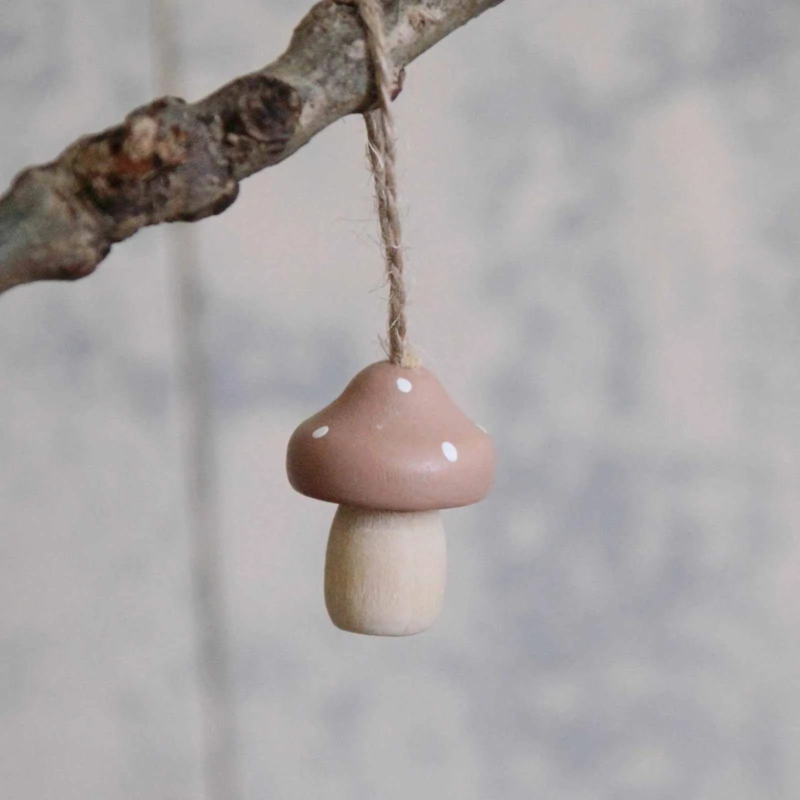 Mini Wooden Toadstool