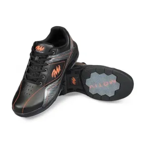 Motiv Mens Propel Black/Carbon/Orange Left Hand Bowling Shoes