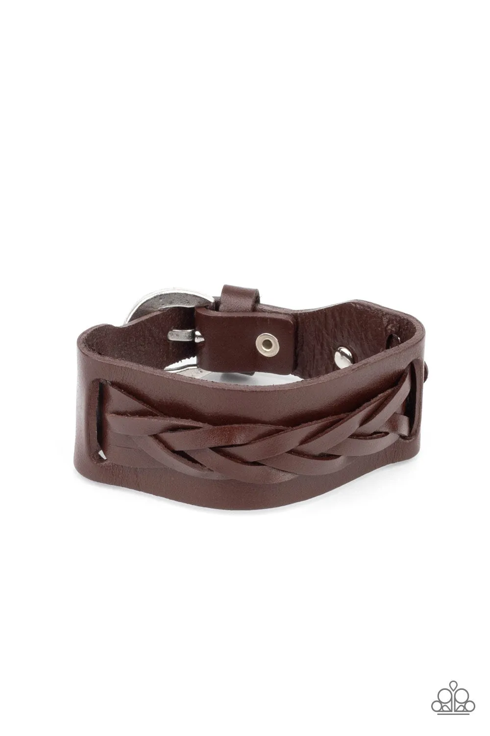 Paparazzi Bracelet ~ Practical Pioneer - Brown Urban Bracelet