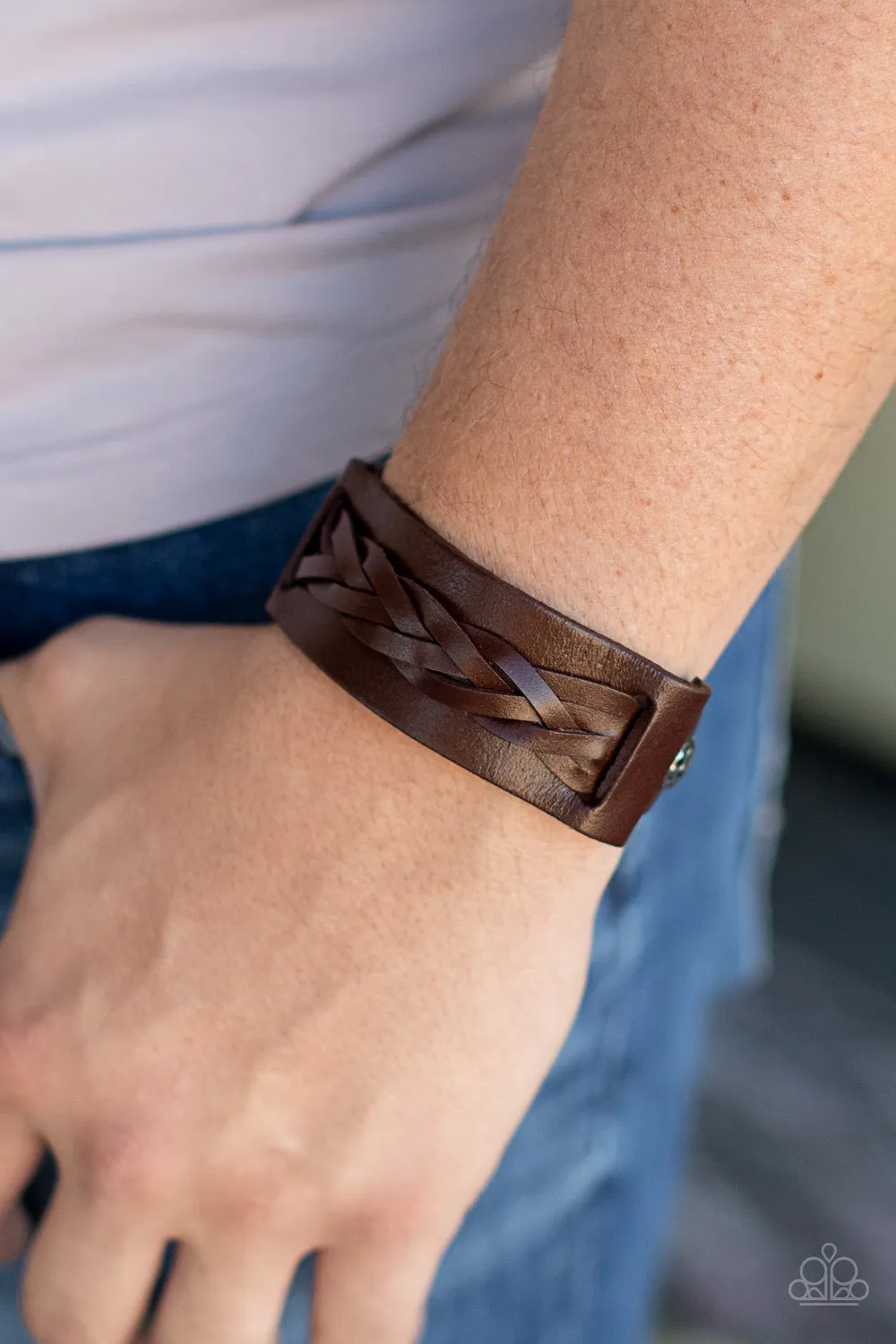 Paparazzi Bracelet ~ Practical Pioneer - Brown Urban Bracelet