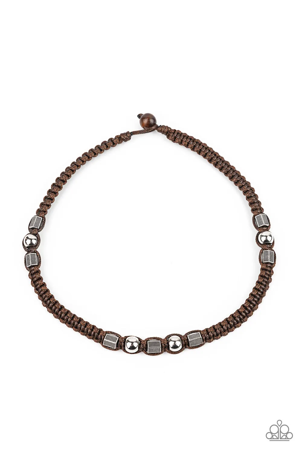 Paparazzi Necklace ~ Take a Trek - Brown