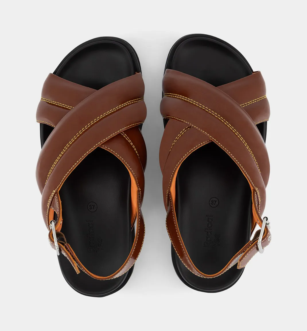 Summer Love Crossover Sandal | Toffee Ripple