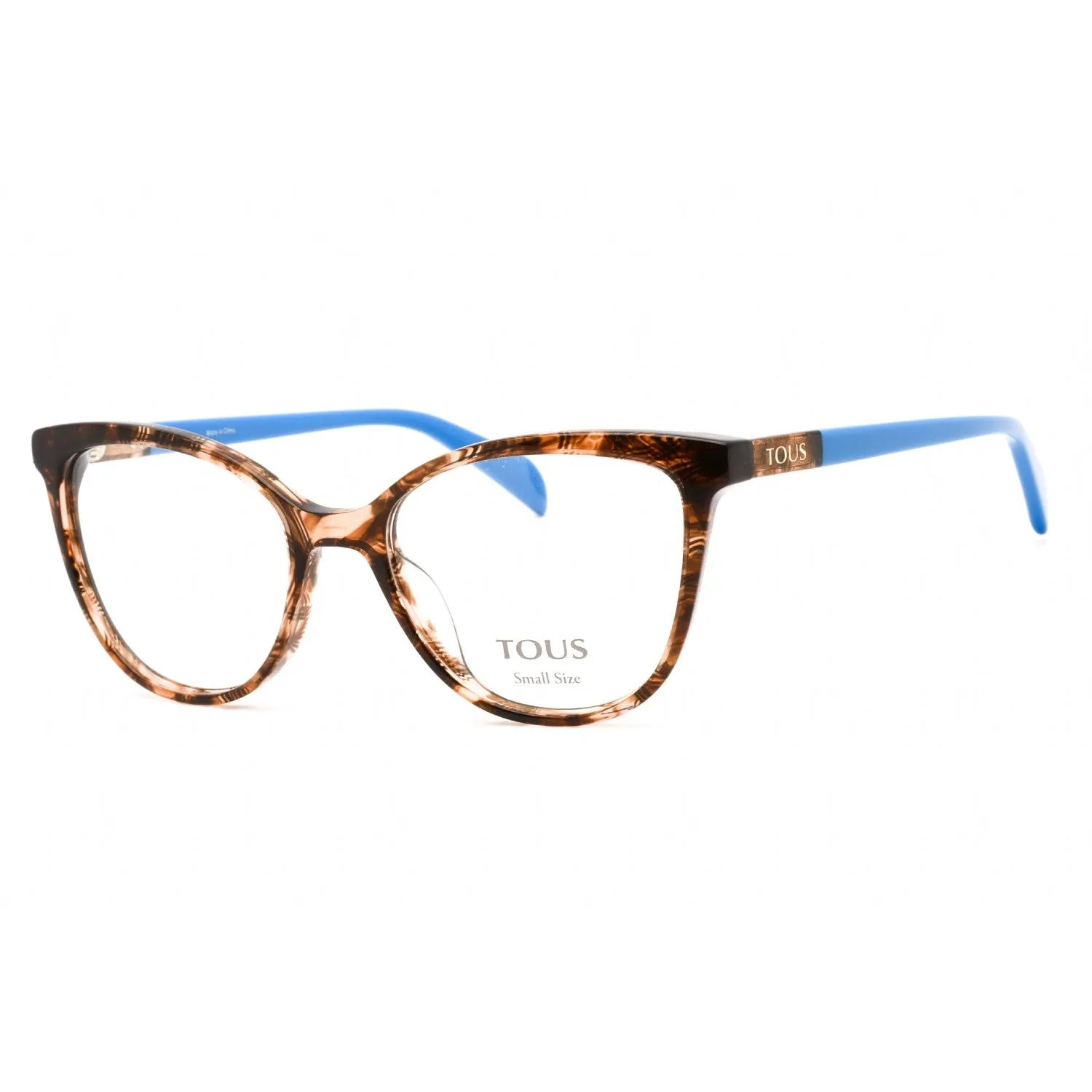 Tous VTOB35L Eyeglasses Brown Fantasy / Clear Lens