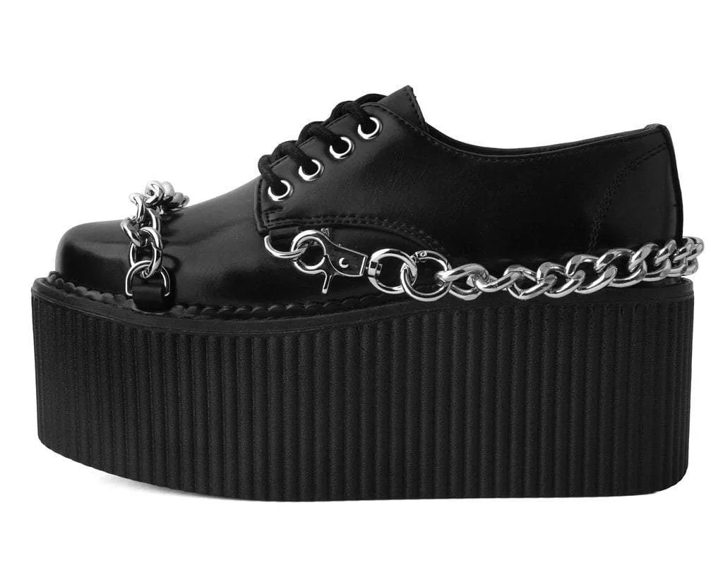 T.U.K BLACK BRUSH OFF PU CLASSIC CHAIN STRATOCREEPER