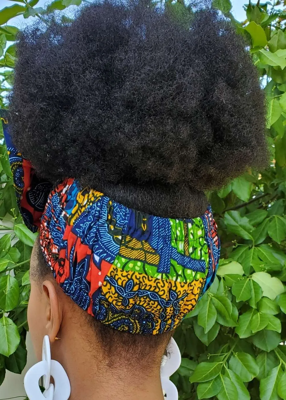 Valencia African Print Slide-on Head Band