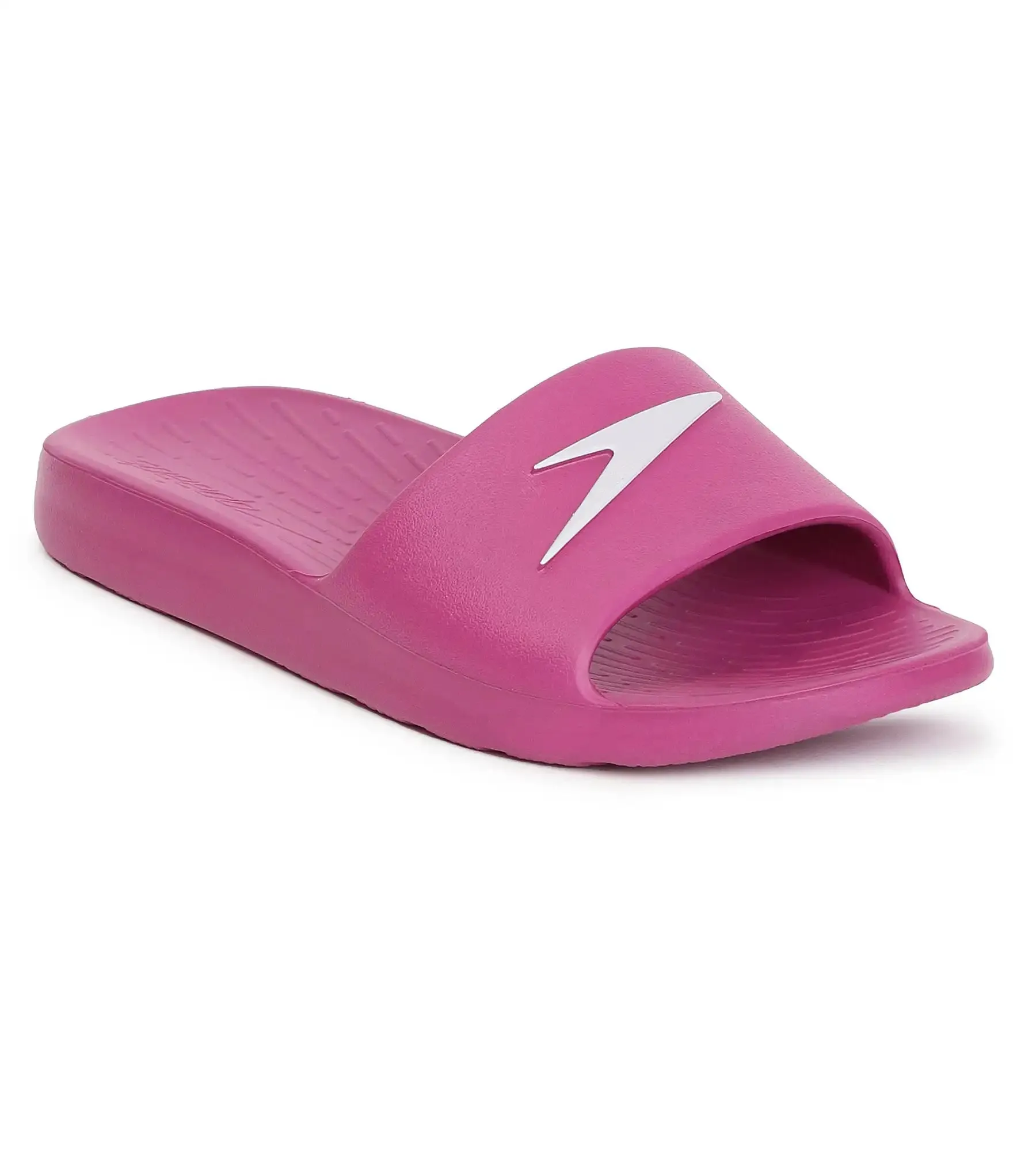 Women's Single Colour Slides - Berry & White